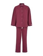 Becksöndergaard Aura Pyjamas Set Burgundy