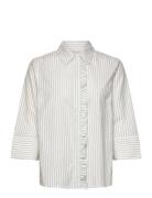 FREE/QUENT Shirt From Freequent In A Soft Material With Yarn Dyed Stri...