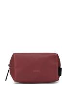 Rains Wash Bag Small W3 Röd