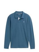 Tom Tailor Basic Polo With Contrast Blå