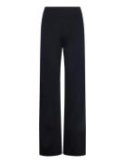 Mango Knitted Trousers With Elastic Waistband Svart