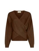 MSCH Copenhagen Mschzinelle Hope Wrap Pullover Brun