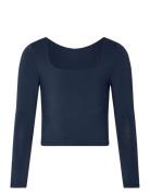 Rosemunde Kids Rkbillie Reversible Ls Short T-Shir Marinblå