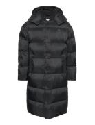 Calvin Klein Jeans Ls Long Length Hooded Nylon Puff Svart