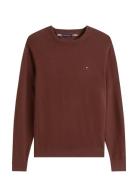 Tommy Hilfiger Pima Org Ctn Cashmere Crew Neck Burgundy