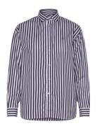 Polo Ralph Lauren Relaxed Fit Striped Cotton Shirt Lila