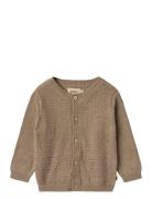 Wheat Knit Cardigan Bjørn Brun