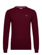GANT Superfine Lambswool C-Neck Röd