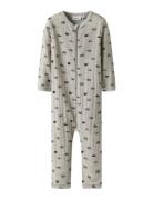 Name It Nbmwang Wool Needle Nightsuit Noos Beige