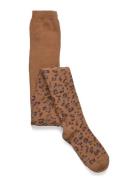 Melton Leopard Tights Brun