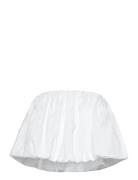 Bardot Lissett Poplin Balloon Top Vit
