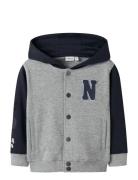 Name It Nmmnyree Ls Nreg Sweat Card Bru Grå