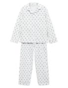 Mango Floral-Print Pyjamas Blå