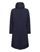 Musto W Corsica Pl Longline Parka Marinblå