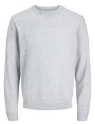 Jack & J S Jjeperfect Wool Knit Crew Neck Sn Grå