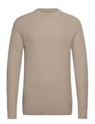 Casual Friday Cfkristian Raglan Rib Crew Nec Beige
