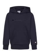 Champion Hooded Sweatshirt Marinblå