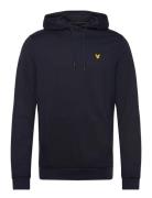 Lyle & Scott Sport Fly Fleece Hoodie Marinblå