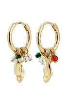 Pilgrim Sense Earrings Gold-Plated/Multi Guld