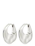 Pilgrim Sense Hoop Earrings Silver-Plated Silver