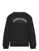 Jack & J S Jjecaleb Varsity Sweat Crew Noos Mni Svart