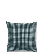 Juna Bæk&Bølge Pudebetræk 63X60 Cm Grøn/Lys Blå Dk Blå