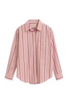 GANT Rel Classic Poplin Striped Shirt Rosa