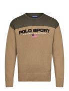 Polo Ralph Lauren Big Fit Polo Sport Cotton Sweater Khaki Green