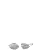 Pernille Corydon Elm Leaf Earsticks Silver