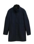 Tom Tailor 2 In 1 Wool Coat Marinblå