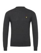 Lyle & Scott Cotton Merino Crew Neck Jumper Grå