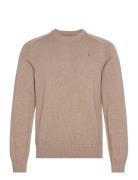 GANT Casual Cotton C-Neck Beige