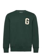 GANT G Badge Sweat C-Neck Grön