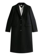 Tommy Hilfiger Classic Sb Wool Reg Maxi Coat Svart