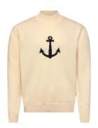 Armor Lux Sweater Stand Up Collar Héritage Kräm