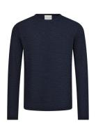 Bruun & Stengade Bs Arnlaug Regular Fit Knitwear Marinblå