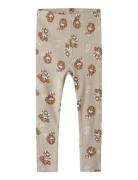 Name It Nmfsanina Paw Legging Cplg Beige