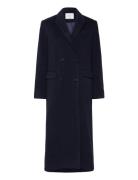 Rosemunde Rwtova Ls Long Coat Marinblå