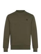 Fred Perry Crew Neck Sweatshirt Khaki Green