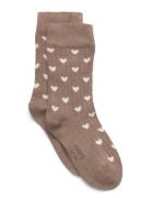 Minipop Minipop® Bamboo Heart Socks Brun