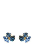 Caroline Svedbom Ana Earrings Gold Blå