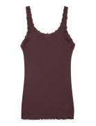 Rosemunde Rwbabette Silk Sl Deep Back Lace To Brun