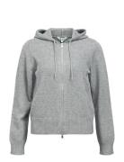Object Objthess L/S Re Hoodie Cardigan E Aw 25 Grå