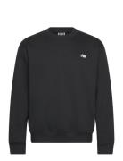 New Balance Linear Graphic Fleece Crew Svart
