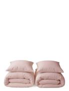 The Organic Company 2 X Bedlinen Set - Extra Length Rosa