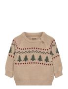 Wheat Jacquard Pullover Balou Beige