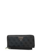 GUESS Laurel Ii Slg Large Zip Around Svart