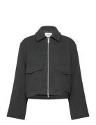 Monki Zip Jacket Grå